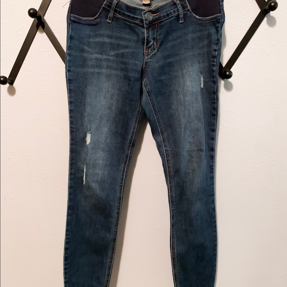 Maternity side panel skinny jeans size xs